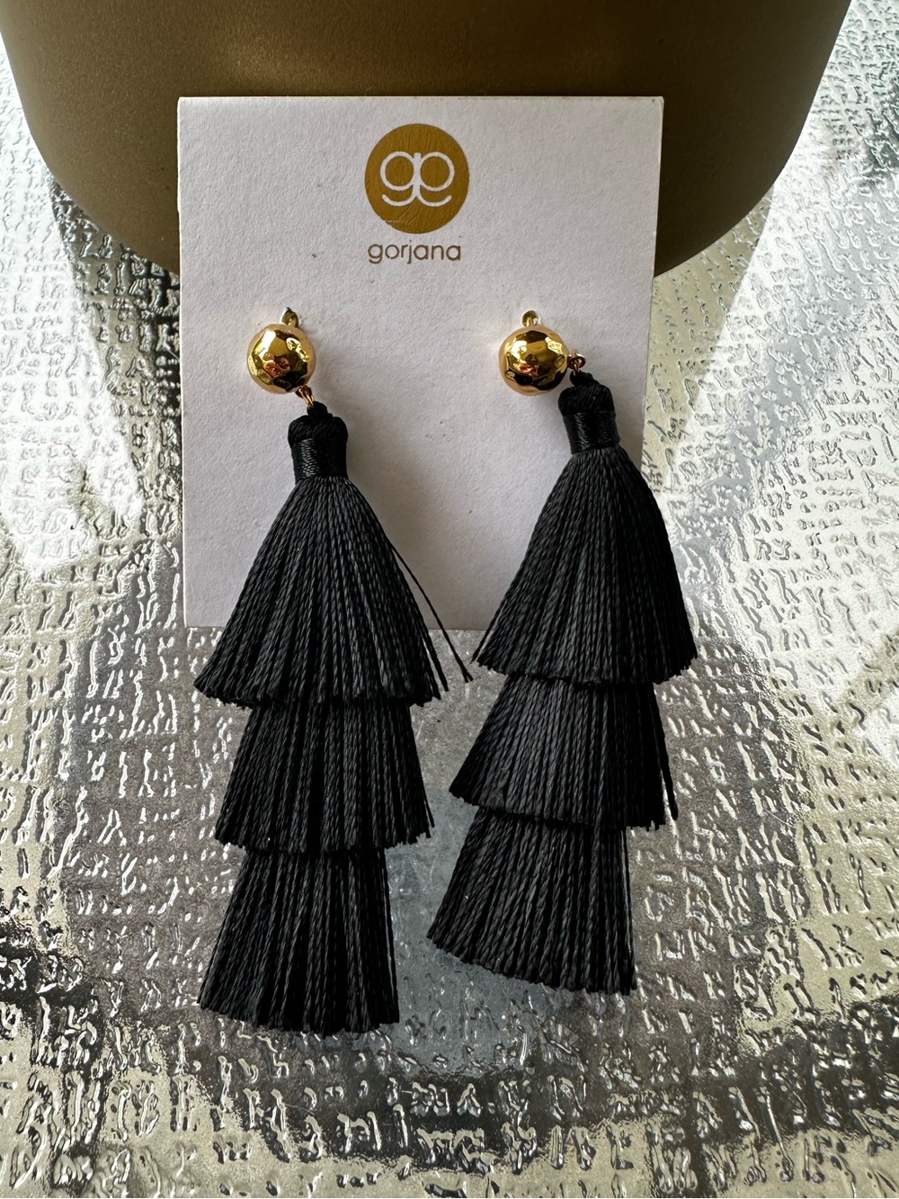 Gorjana Women’s Boho Fringe Trendy Earrings - Gold/Black